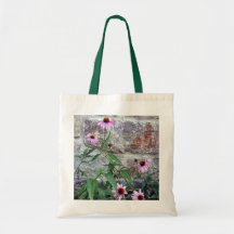 Tote de la flor bolsas lienzo