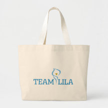 Tote de la lona de Lila del equipo Bolsas