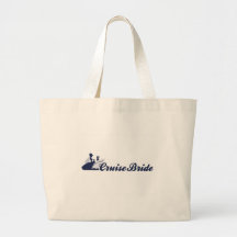 Tote de la novia de la travesía bolsa