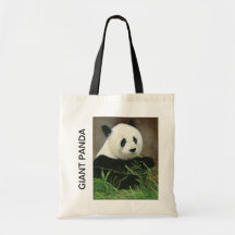 Tote de la panda gigante bolsas