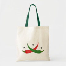 Tote de la pimienta del chile picante bolsas