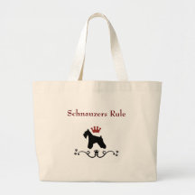 Tote de la regla de los Schnauzers Bolsas