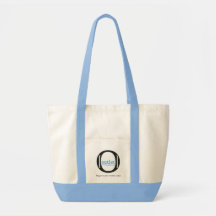 Tote de la revista del mercado (azul) bolsa