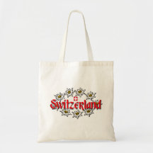 Tote de Suiza Edelweiss Bolsa