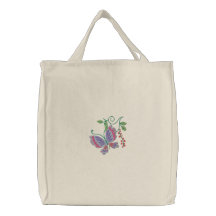 Tote del amor de la mariposa bolsas