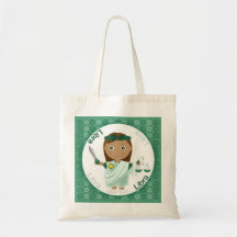 Tote del carácter del chica del libra bolsa de mano
