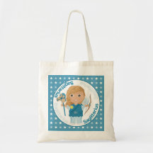 Tote del carácter del chica del sagitario bolsa lienzo