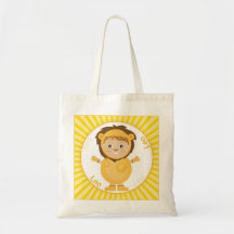 Tote del carácter del muchacho de Leo Bolsa De Mano