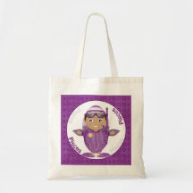 Tote del carácter del muchacho de Piscis Bolsa De Mano
