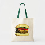 Tote del cheeseburger bolsa de mano