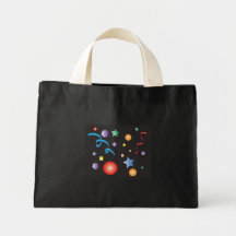 tote del confeti bolsa de mano