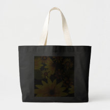 Tote del girasol del día soleado bolsas lienzo
