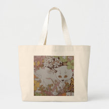 Tote del jumbo de KittyCat Bolsa Lienzo