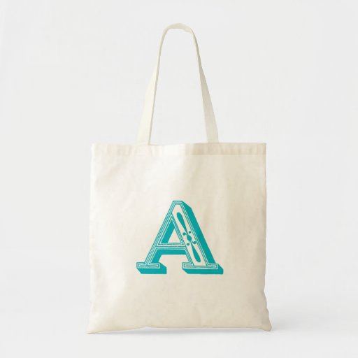 Tote del monograma "A" Bolsa