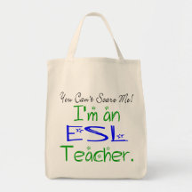 Tote del profesor del ESL Bolsa De Mano