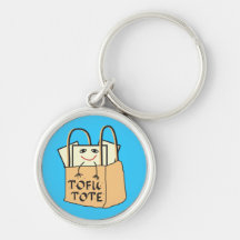 TOTE del QUESO DE SOJA para los vegetarianos y los Llaveros
