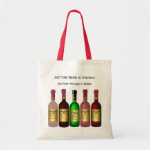 Tote del regalo del vino - SRF Bolsa