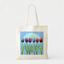 Tote del tulipán bolsas de mano