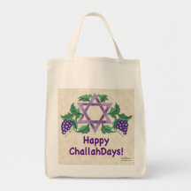Tote del ultramarinos de Jánuca ChallahDays Bolsas De Mano