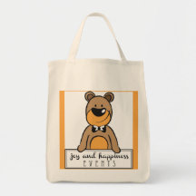 Tote del ultramarinos de la alegría y de la felici bolsa de mano