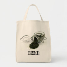 Tote del ultramarinos del tarro del eneldo bolsas