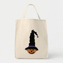 Tote enrrollado de Halloween de la calabaza Bolsas