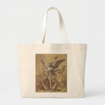 Tote espiritual del bolso del ángel bolsa de mano