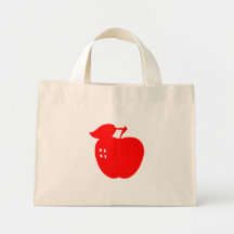 Tote minúsculo ROJO de APPLE Bolsas