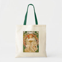 Tote:  Mucha - Champenois Bolsa