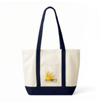 Tote multicolor de la fundación de la aurora bolsas