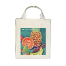 Tote orgánico de la fruta bolsa de mano