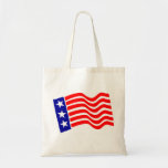 Tote patriótico de la bandera bolsas de mano