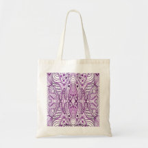Tote púrpura de la estrella de Paisley Bolsas De Mano