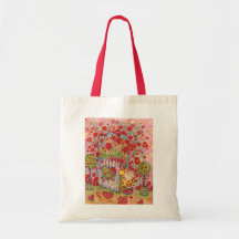 tote que mira a escondidas dentro bolsa lienzo