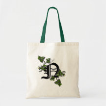 Totebag con la letra N del monograma Bolsa De Mano