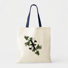 Totebag con la letra X del monograma Bolsa De Mano