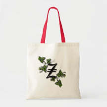 Totebag con la letra Z del monograma Bolsa De Mano