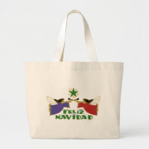Totebag de Feliz Navidad Bolsa Lienzo