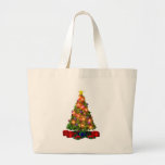 Totebag del árbol de navidad bolsa