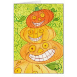 Tótem de la calabaza felicitaciones