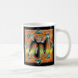 Tótem del cuervo taza de café