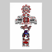 Tótem del Haida posters