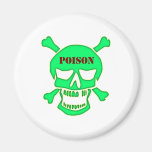 Totenkopf Schädel Gift skull poison Kühlschrankmagnete