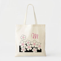 Totes de la dama de honor de la flor de cerezo del bolsas de mano
