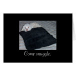 Toto [1], viene snuggle. tarjeton