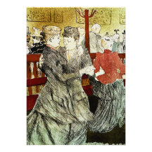 Toulouse-Lautrec - baile en Moulin Rouge Comunicados Personales