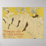 Toulouse Lautrec- La Troupe de Mlle Eglantine 1895 Impresiones
