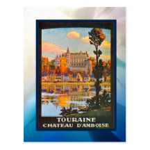 Touraine, d'Amboise del castillo francés Postales