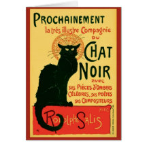 Tournée du Chat Noir, Theophile Steinlen Felicitaciones