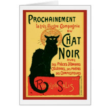 Tournée du Chat Noir, Theophile Steinlen Tarjeton